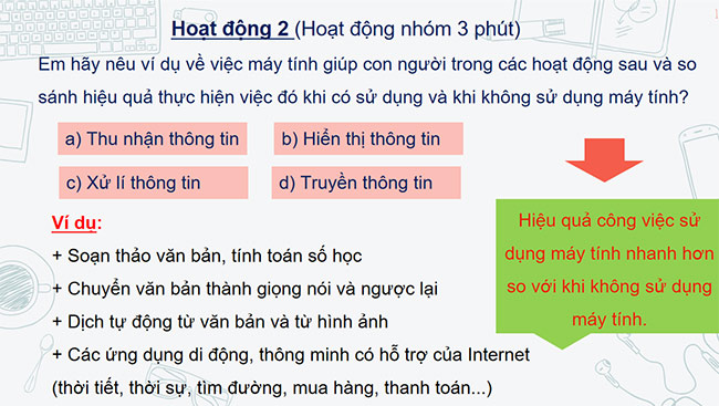 PowerPoint Tin học 6 Xử lý thông tin