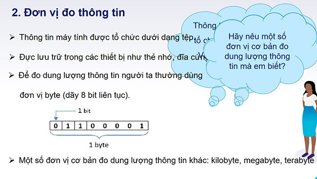 PowerPoint Tin học 6 Thông tin trong máy tính