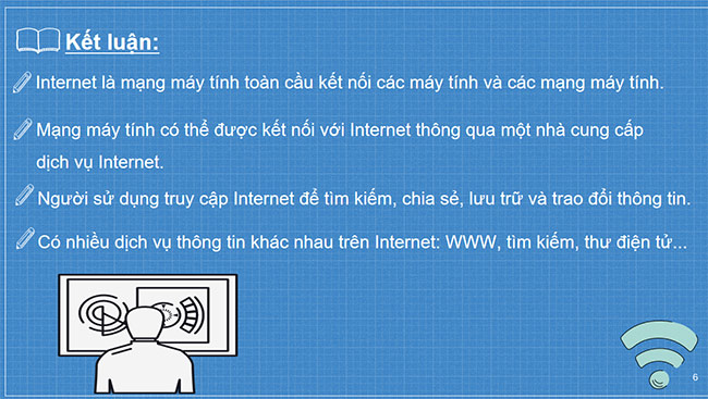 PowerPoint Tin học 6 Internet