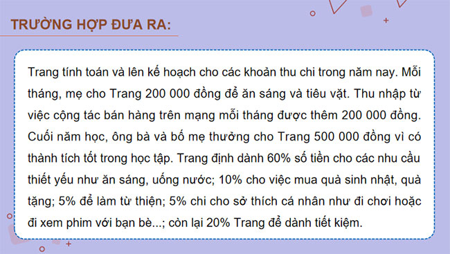 Xây dựng ngân sách cá nhân hợp lí