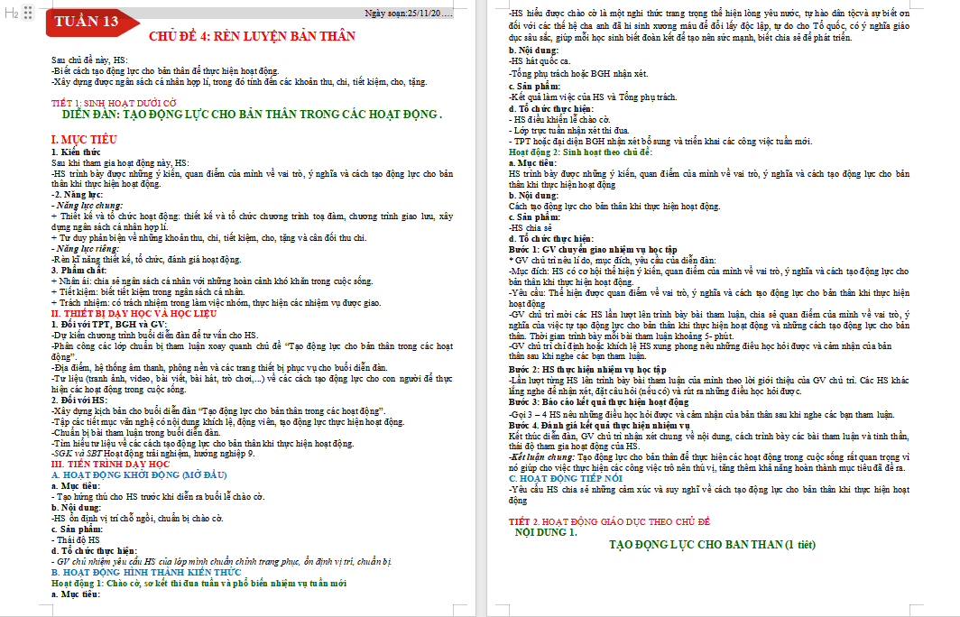  Tạo động lực cho bản thân