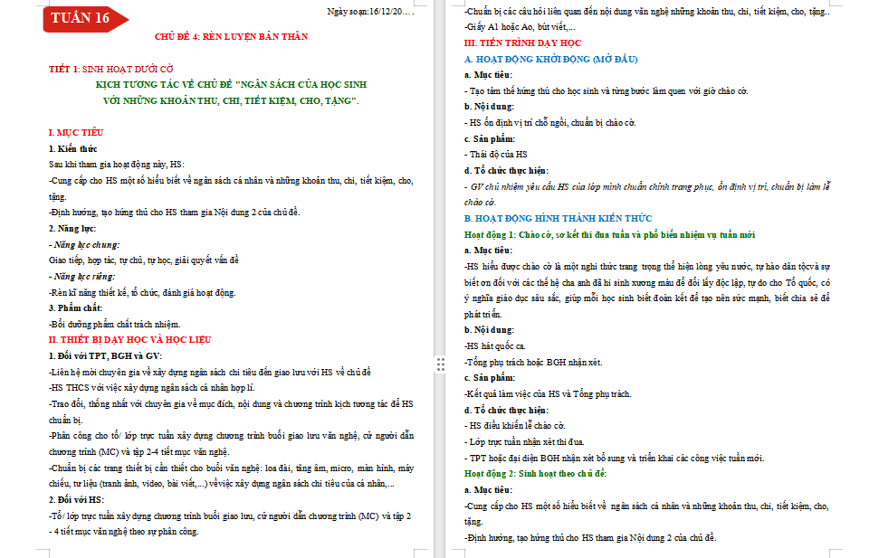 Xây dựng ngân sách cá nhân hợp lí