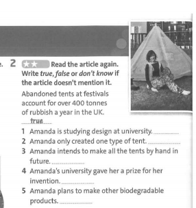 Friends Plus 9 Workbook giải Unit 5 Reading minh họa 2