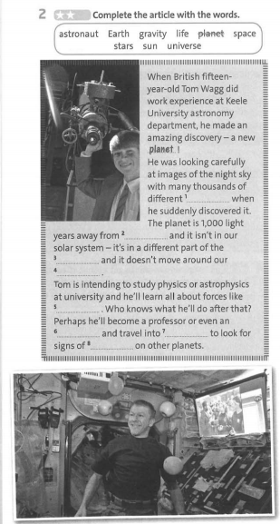 Friends Plus 9 Workbook giải Unit 5 Vocabulary and Listening