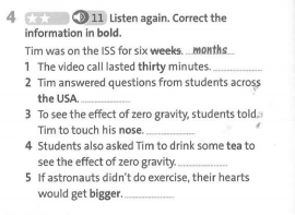 Friends Plus 9 Workbook giải Unit 5 Vocabulary and Listening