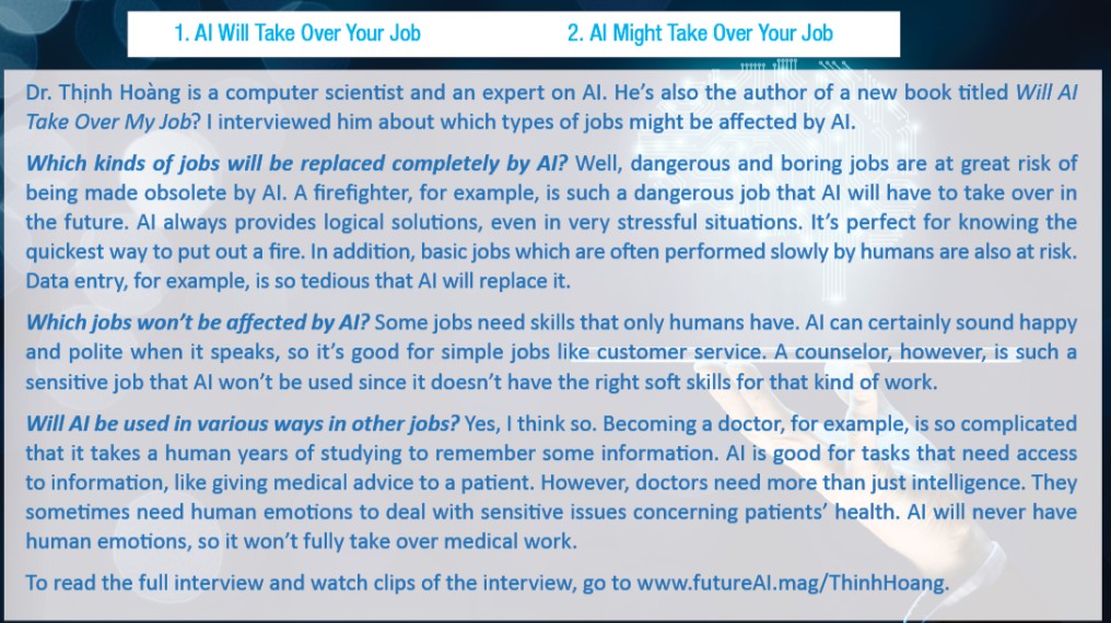 Sách bài tập tiếng Anh lớp 12 unit 10 lesson 2 - Reading