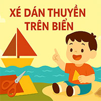 Giáo án: Xé dán thuyền trên biển