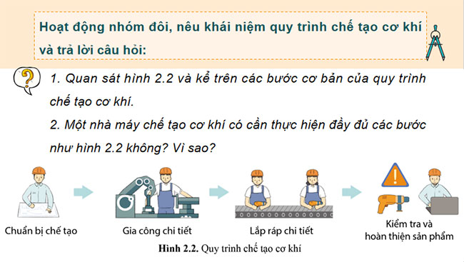 Quy trình chế tạo cơ khí