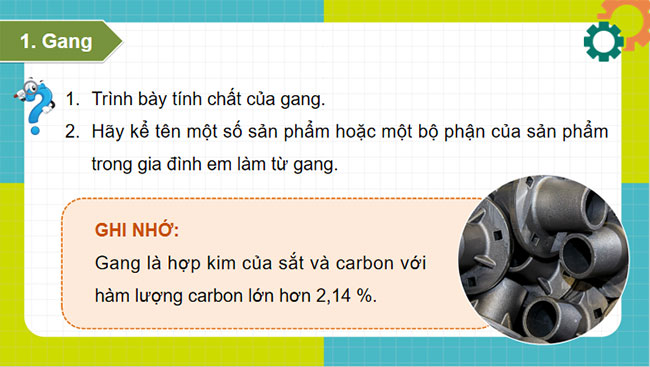 Vật liệu thông dụng và vật liệu mới dùng trong cơ khí