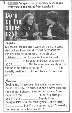 Friends Plus 9 Workbook giải Unit 6 Vocabulary minh họa 3