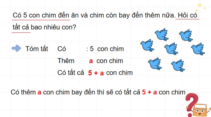 PowerPoint Toán 4 Biểu thức có chứa chữ