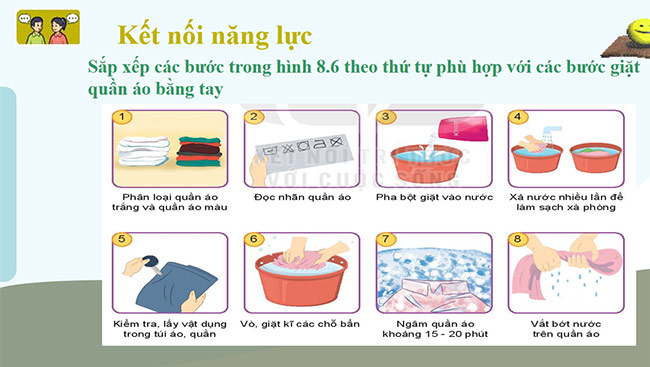 PowerPoint Công nghệ 6 Bài 8: Sử dụng và bảo quản trang phục