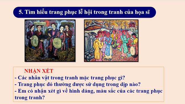 PowerPoint Mĩ thuật 6 Trang phục trong lễ hội