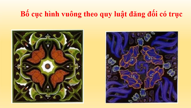 PowerPoint Mĩ thuật 6 Thảm trang trí với hoạ tiết trống đồng