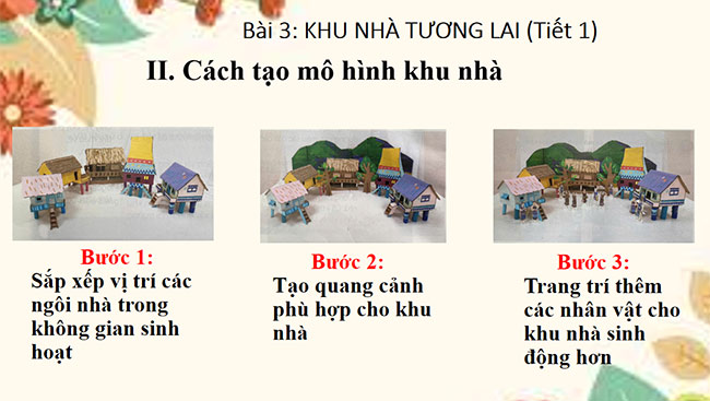 PowerPoint Mĩ thuật 6 Khu nhà tương lai