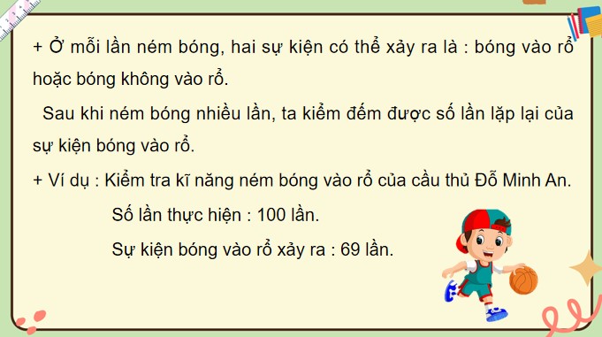 PowerPoint Toán 4 Bài 18: Số lần lặp lại của một sự kiện