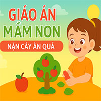Giáo án: Nặn cây ăn quả