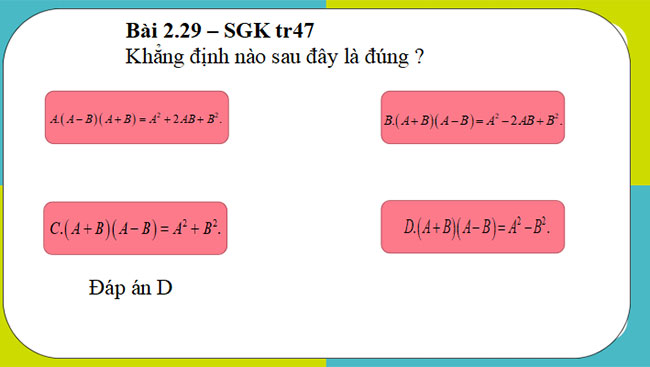 Giáo án PowerPoint Toán 8 Bài tập cuối chương 2