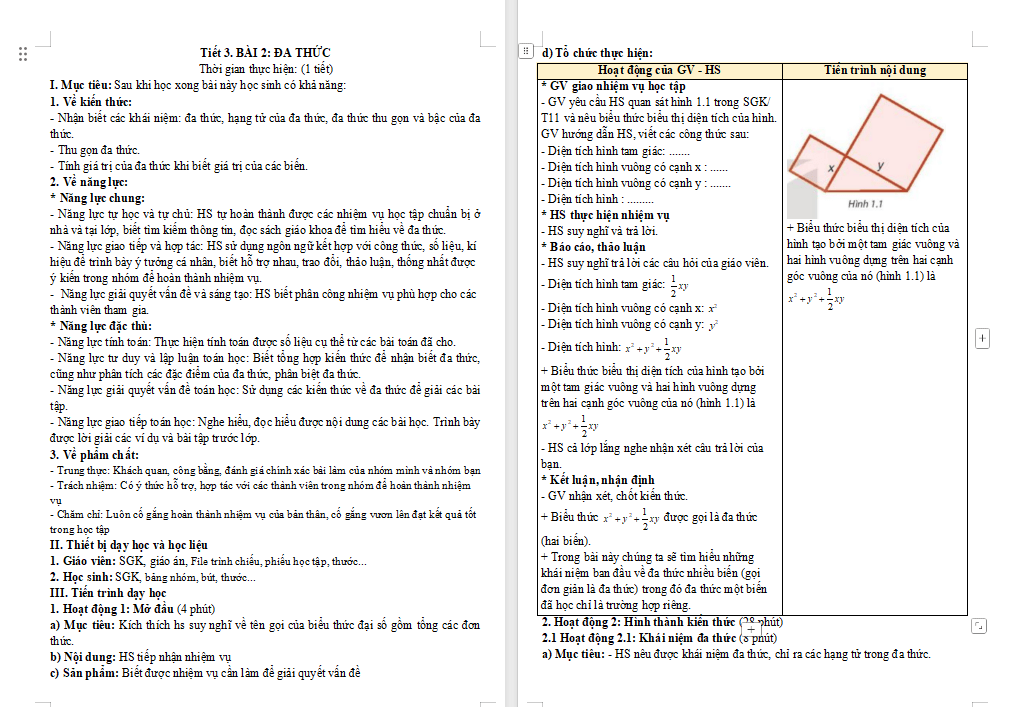 Giáo án PowerPoint Toán 8 Bài 2