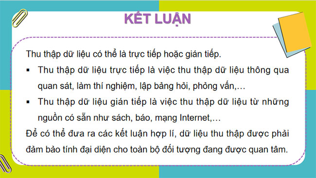 Thu thập và phân loại dữ liệu 