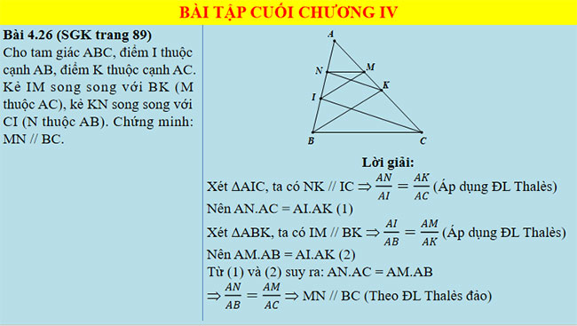 Bài tập cuối chương 4