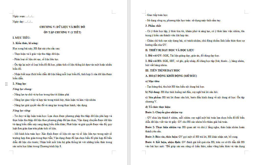 PowerPoint Toán 8 Bài tập cuối chương 5