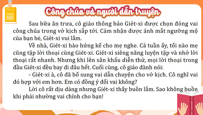 PowerPoint Tiếng Việt 4 Công chúa và người dẫn chuyện