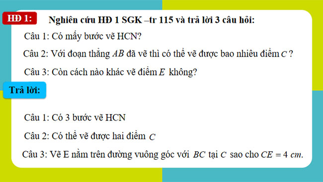 Vẽ hình đơn giản với phần mềm GeoGebra