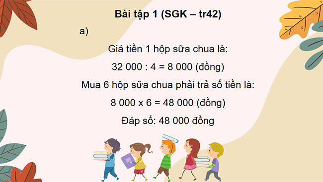 PowerPoint Toán 4 Bài toán liên quan đến rút về đơn vị