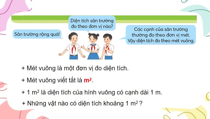 PowerPoint Toán 4 Bài 21: Mét vuông