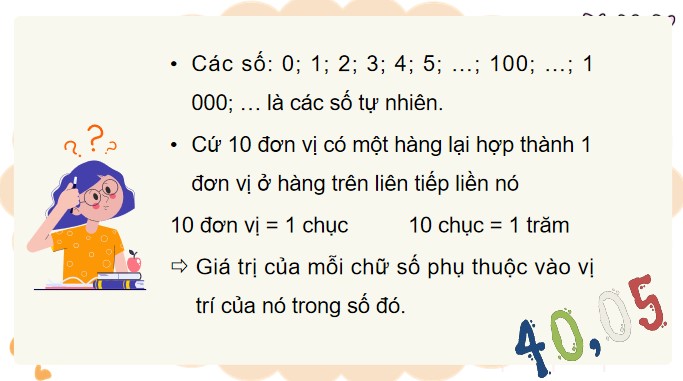PowerPoint Toán 4 Bài 26: Đọc, viết các số tự nhiên trong hệ thập phân