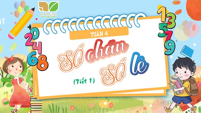 PowerPoint Toán 4 Số chẵn, số lẻ