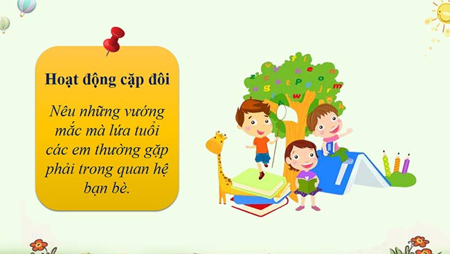 PowerPoint Hoạt động trải nghiệm 6: Em và các bạn