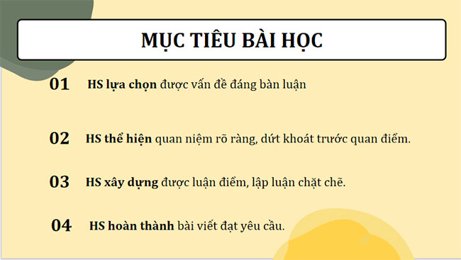 Viết bài văn nghị luận về một vấn đề trong đời sống 