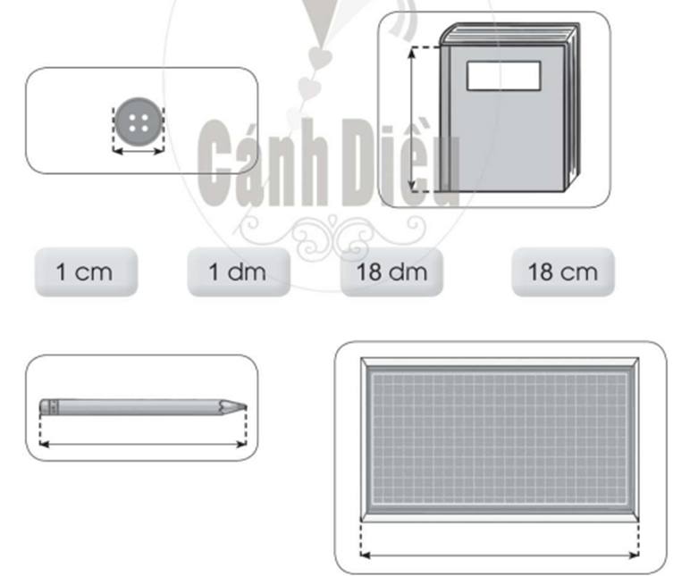 Vở bài tập Toán lớp 2 Cánh diều Bài 4: Đề-xi-mét (trang 10)