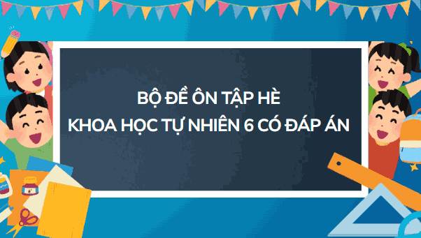 Bộ đề ôn tập hè Khoa học tự nhiên 6 Có đáp án 
