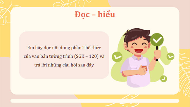 Viết văn bản tường trình