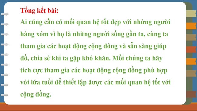 PowerPoint Hoạt động trải nghiệm 6: Thiết lập quan hệ với cộng đồng