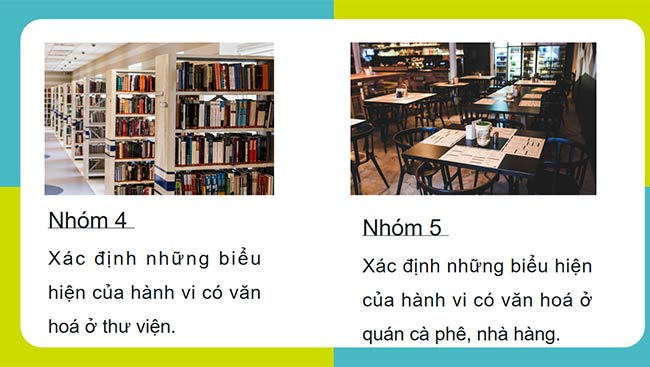 PowerPoint Hoạt động trải nghiệm 6: Hành vi có văn hóa nơi công cộng
