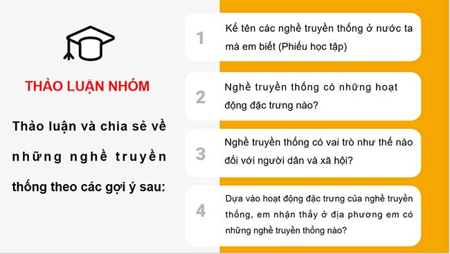 PowerPoint HĐTN 6: Khám phá nghề truyền thống ở nước ta