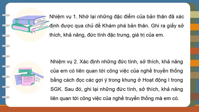 PowerPoint HĐTN 6: Em với nghề truyền thống
