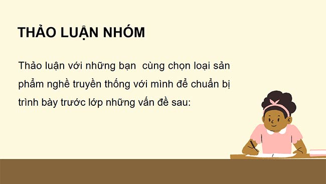 PowerPoint HĐTN 6: Em làm nghề truyền thống