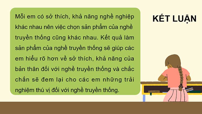 PowerPoint HĐTN 6: Em làm nghề truyền thống