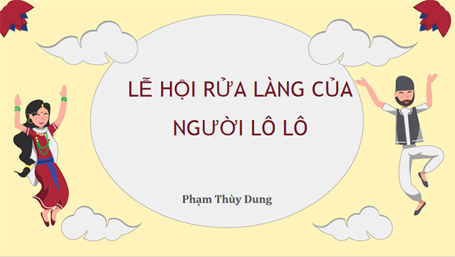 Lễ rửa làng của người Lô Lô