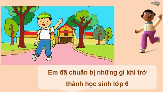 PowerPoint Hoạt động trải nghiệm 6: Trường học mới của em