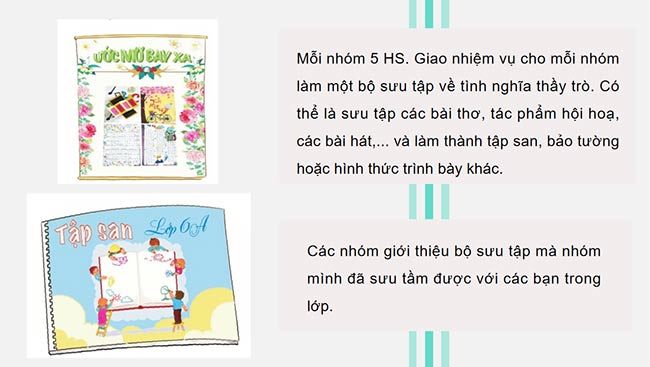 PowerPoint Hoạt động trải nghiệm 6: Tri ân thầy cô