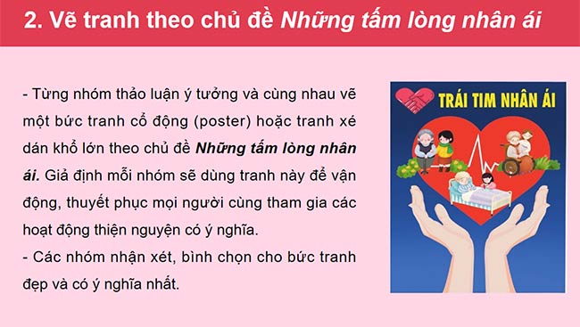 PowerPoint Hoạt động trải nghiệm 6: Xây dựng dự án nhân ái