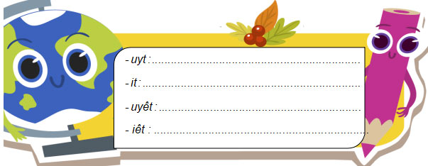 Phiếu bài tập cuối tuần Tiếng Việt lớp 1