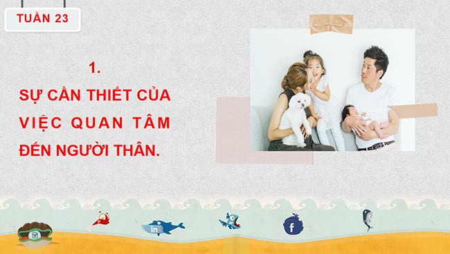 PowerPoint Hoạt động trải nghiệm 6: Quan tâm đến người thân