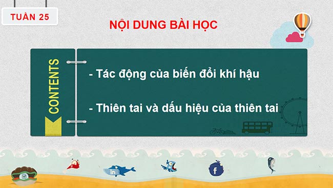 PowerPoint Hoạt động trải nghiệm 6: Thách thức của thiên nhiên